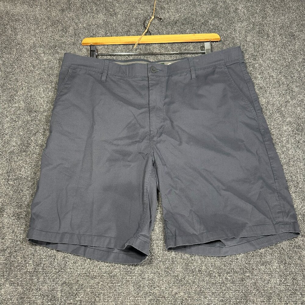 Orvis Shorts Mens 40 Gray Cotton Nylon Stretch Pockets Bermuda Golf